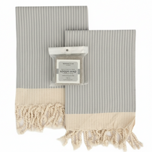 Load image into Gallery viewer, HOSTESS Gift Set: 2 Hand Towels, 1 Soap
