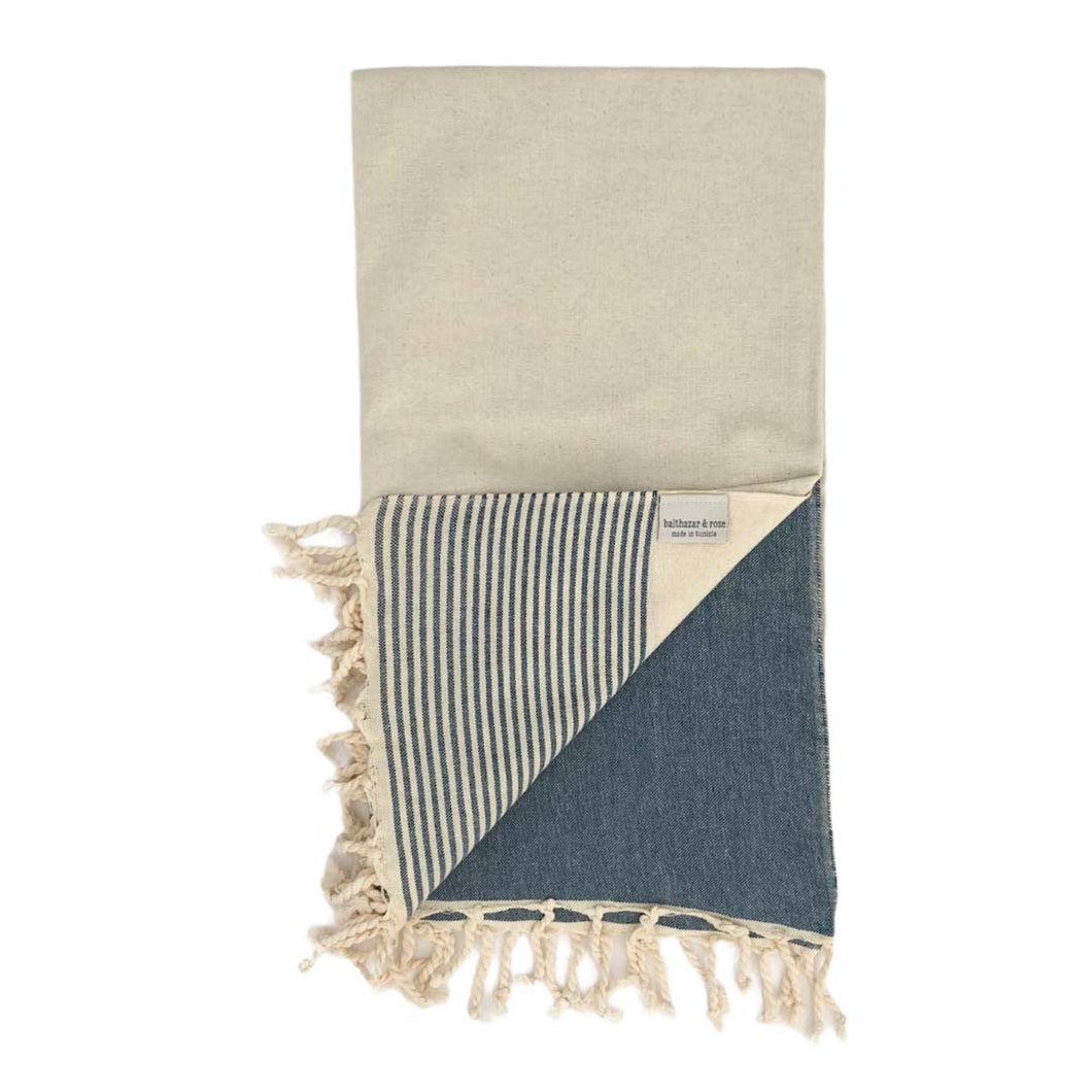 Asymmetric Flat Weave Towels