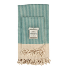 Load image into Gallery viewer, Gift Set 2: 1 Fouta, 1 Hand Towel, 1 Aleppo Soap
