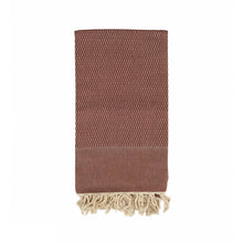 Load image into Gallery viewer, Tweed Weave Towel - Brick
